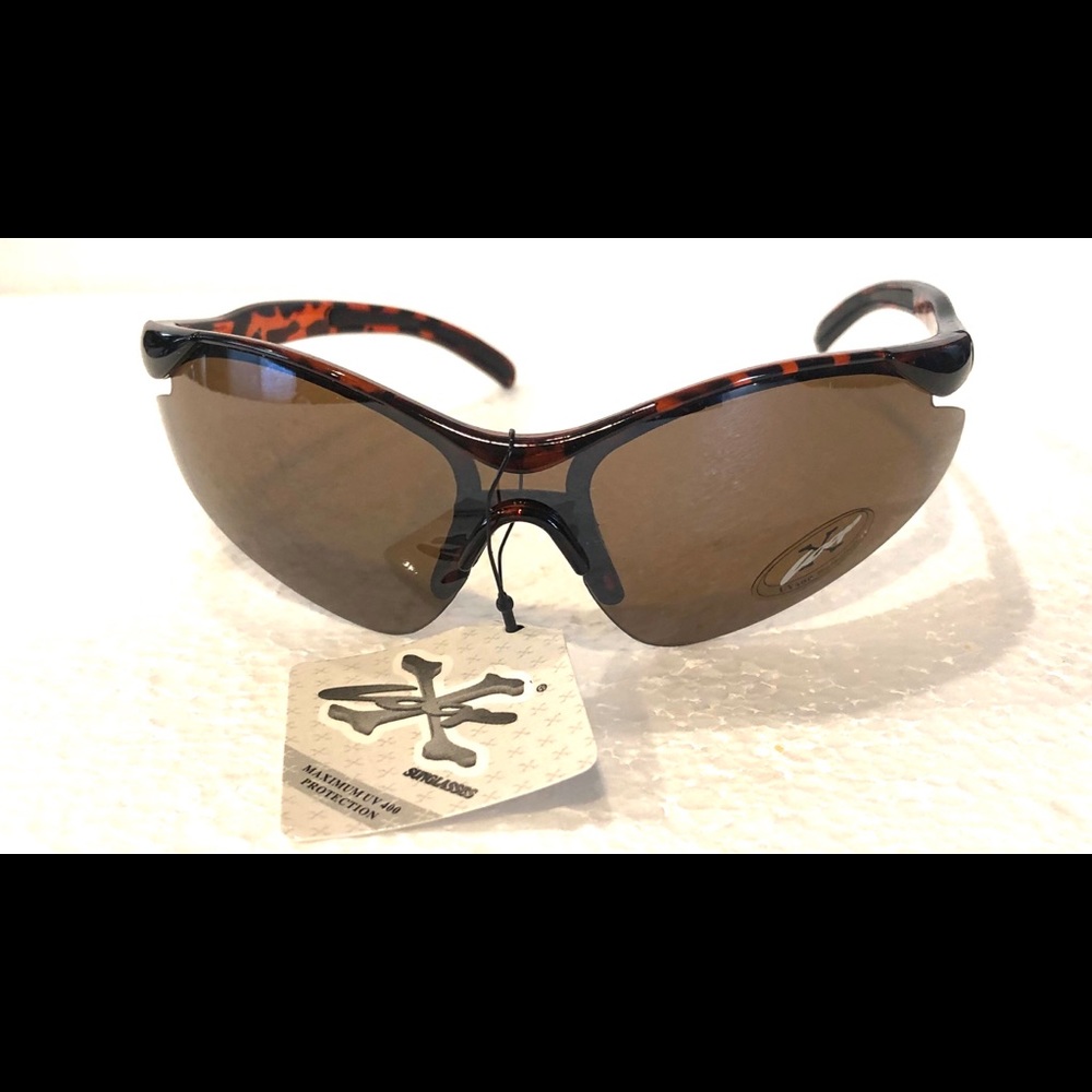 Xloop jr size tortoise frame black wrap lens